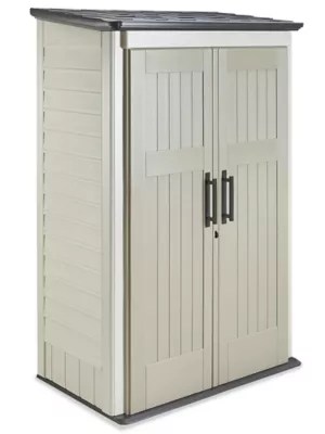 Rubbermaid® Jumbo Storage Shed - 52 x 30 x 82" H-1229 - Uline
