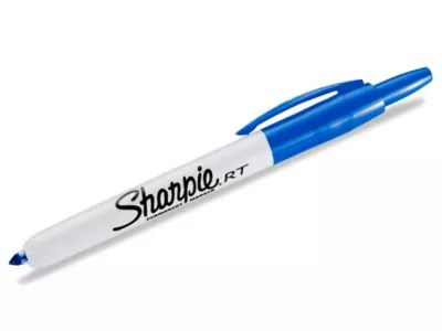 Sharpie® Retractable Fine Tip Markers Blue H1241BLU Uline