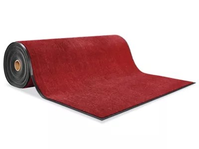 Standard Carpet Mat Runner 4 x 60', Red H1278R Uline