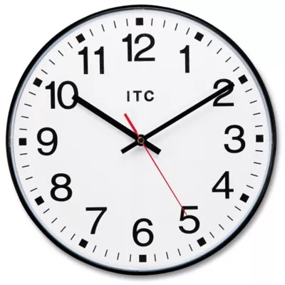 Traditional Wall Clock 12" H1436 Uline