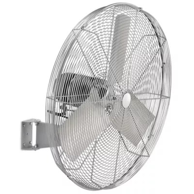 Industrial Wall Mount Fan - Oscillating, 30" H-1457 - Uline