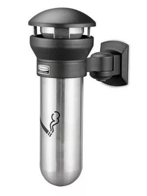 Rubbermaid® Wall Mount Smoker's Receptacle H1466 Uline