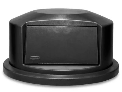 Rubbermaid® Brute® Trash Can Dome Lid 44 Gallon, Black H1474BL Uline