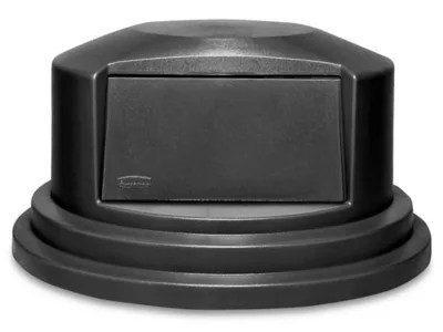 Rubbermaid® Brute® Trash Can Dome Lid 55 Gallon, Black H1475BL Uline