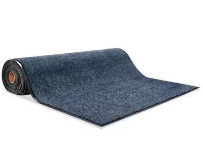 Standard Carpet Mat Runner 4 x 30', Blue H1708BLU Uline