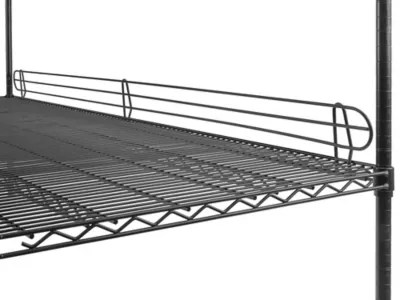 Wire Shelf Ledge 72 x 4", Black H1769BL Uline