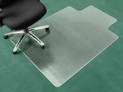 Carpet Chair Mat with Lip 46 x 60", Clear H2045 Uline