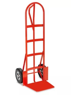 Uline Loop Handle Steel Hand Truck 16" XL Nose Plate, Solid Wheels H