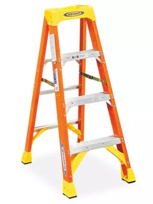 Fiberglass Step Ladder 4' H2160 Uline