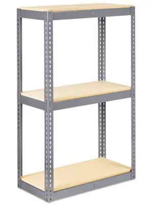 Wide Span Storage Rack Particle Board, 36 x 18 x 60" H2188 Uline