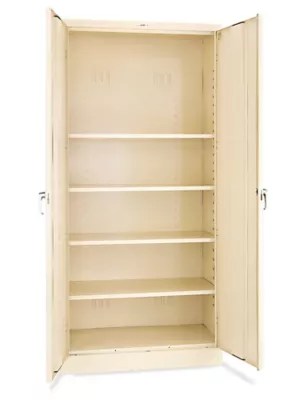 Heavy Duty Storage 36 x 18 x 78", Assembled, Tan H2217AT Uline