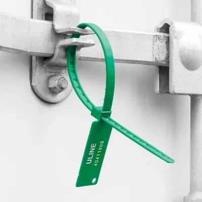 Heavy Duty Plastic Seals 14", Green H2223G Uline