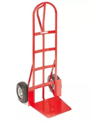 Uline Loop Handle Steel Hand Truck 16" XL Nose Plate, Pneumatic