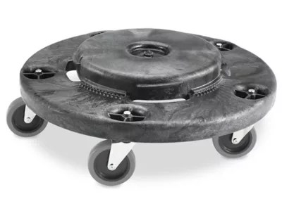 Rubbermaid® Brute® Quiet Trash Can Dolly H2630 Uline