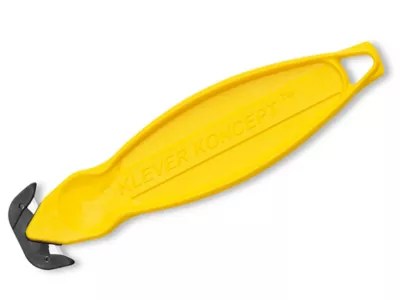 Klever Koncept™ Safety Cutter Yellow H2723Y Uline