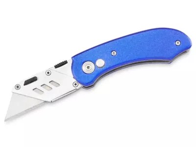 Uline Folding Knife Blue H2755BLU Uline