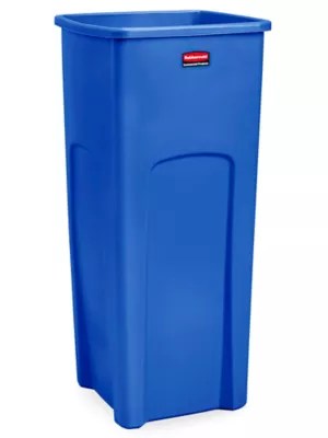 Rubbermaid® Square Recycling Container 23 Gallon H2832 Uline