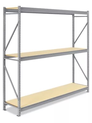 Bulk Storage Rack Particle Board, 96 x 24 x 96" H2879 Uline