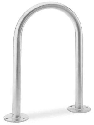 1Loop Wave Style Bike Rack 3 Bike Capacity, Galvanized H2892GALV