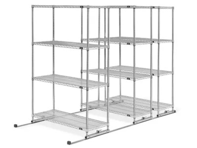 Sliding Storage Shelves 48 x 98 x 74" H2901 Uline
