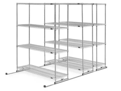 Sliding Storage Shelves 60 x 98 x 74" H2902 Uline