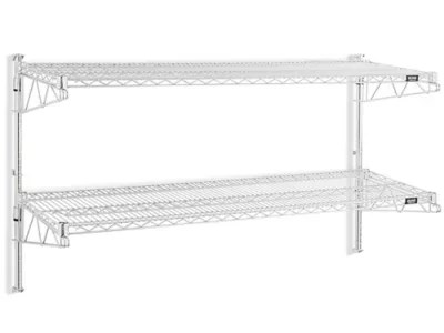 WallMount Wire Shelving 60 x 18 x 34" H3027 Uline