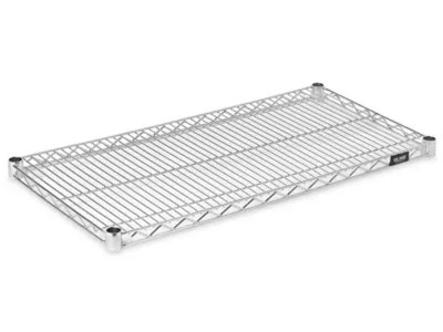 Additional Chrome Wire Shelves 36 x 18" H3181C Uline