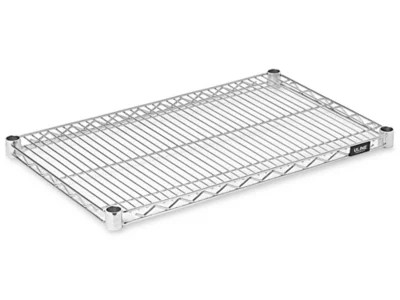 Additional Chrome Wire Shelves 30 x 18" H3197C Uline