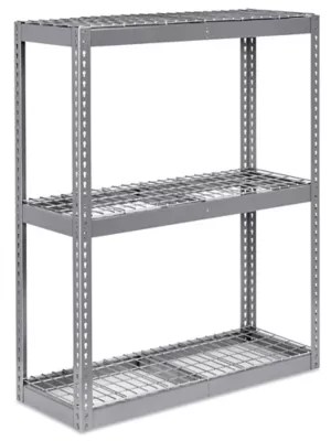 Wide Span Storage Rack Wire Decking, 48 x 18 x 60" H3222 Uline