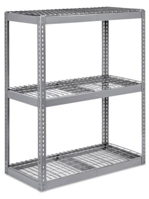 Wide Span Storage Rack Wire Decking, 48 x 24 x 60" H3223 Uline