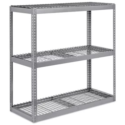 Wide Span Storage Rack Wire Decking, 60 x 24 x 60" H3227 Uline