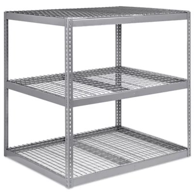 Wide Span Storage Rack Wire Decking, 60 x 48 x 60" H3229 Uline