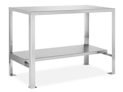 Welded Stainless Steel Workbench 48 x 24" H3627 Uline