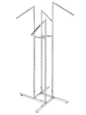Slant Arm Clothes Rack 4Way H3787 Uline
