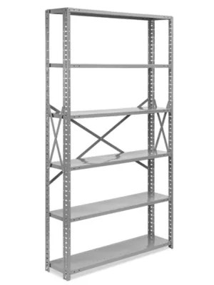 Industrial Steel Shelving 48 x 12 x 87" H3844 Uline