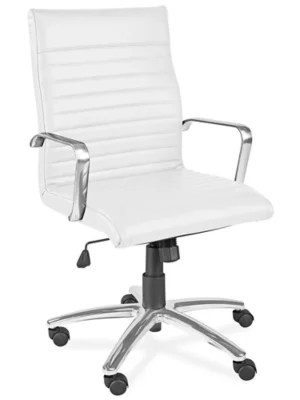 Leather Fashion Chair White H4120W Uline