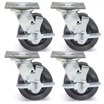Welded Machine Table Casters Set of 4 Casters H4162 Uline