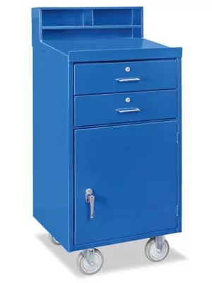 Deluxe Welded Shop Desk Blue H4163BLU Uline