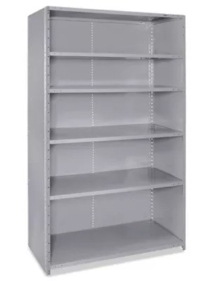 Closed Industrial Steel Shelving 48 x 24 x 87" H4354 Uline