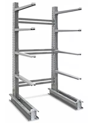 Cantilever Rack Single Sided, 58 x 61 x 120" H4530 Uline