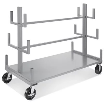 Mobile Bar and Pipe Rack 72 x 36 x 60" H4543 Uline