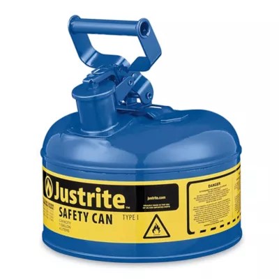 Gas Can Type I, Blue, Kerosene, 1 Gallon H4759BLU Uline
