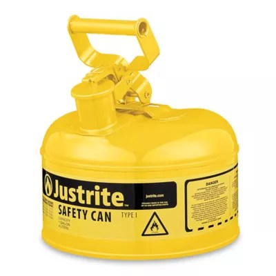 Gas Can Type I, Yellow, Diesel, 1 Gallon H4759Y Uline