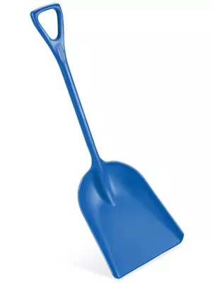 HeavyDuty Shovel Polypropylene, Blue H5043BLU Uline
