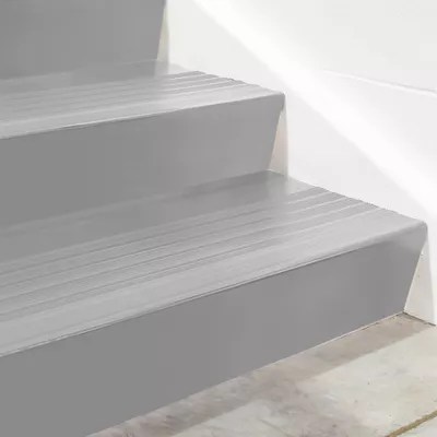 Stair Tread Risers Vinyl, 72 x 7", Gray H5197GR Uline