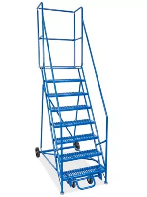 8 Step Grip Step Ladder with 15" Top Step H-5233 - Uline