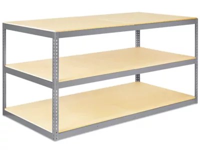 Wide Span Storage Rack Particle Board, 96 x 48 x 48" H5306 Uline