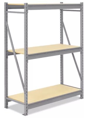 Bulk Storage Rack Particle Board, 48 x 24 x 72" H5393 Uline
