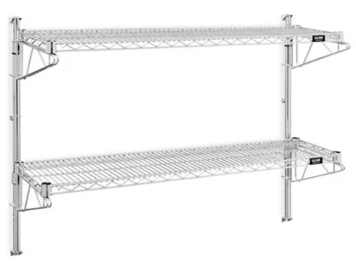 WallMount Wire Shelving 48 x 12 x 34" H5437 Uline