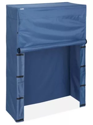 Mobile Shelving Cover 48 x 18 x 72", Heavy Duty, Blue H5462HDBLU Uline